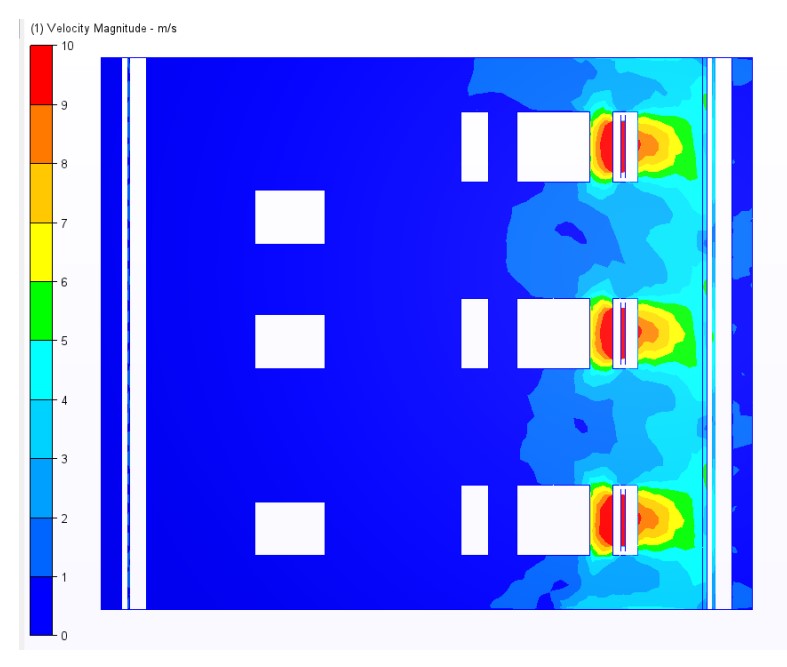 Generator plant room ventilation CFD simulation